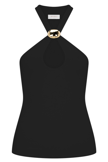 Débardeur Ramona en Modal avec accessoires - Noir