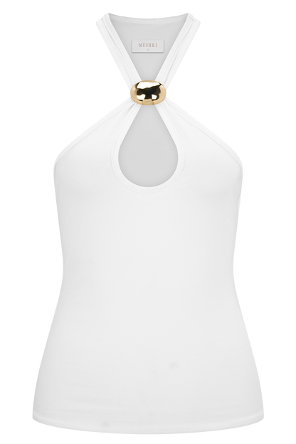 Débardeur Ramona en Modal avec accessoires - Ivoire