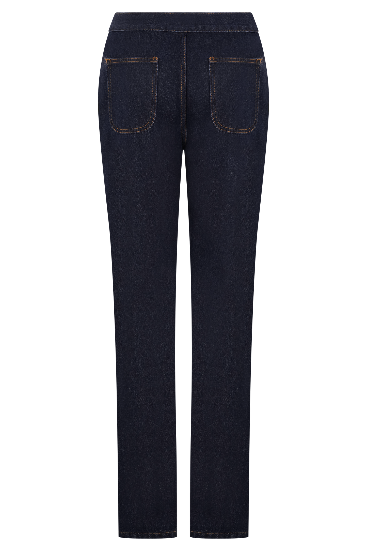 Jeans droit à devant en V Remington - Bleu indigo