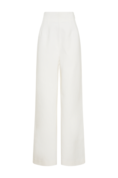 Pantalon Silas taille haute - Blanc