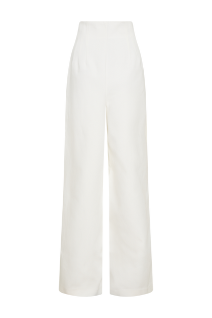 Pantalon Silas taille haute - Blanc