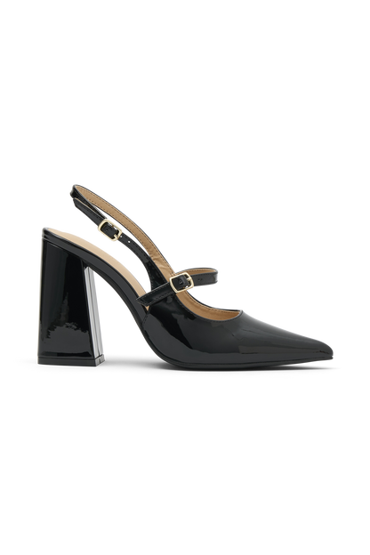 Talons pointés Valerie - Noir