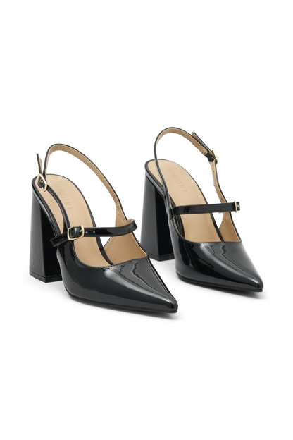 Talons pointés Valerie - Noir