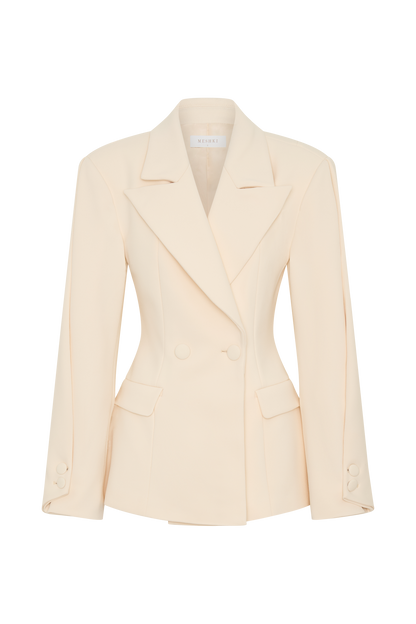 Blazer structuré Wesley - Crème glacée