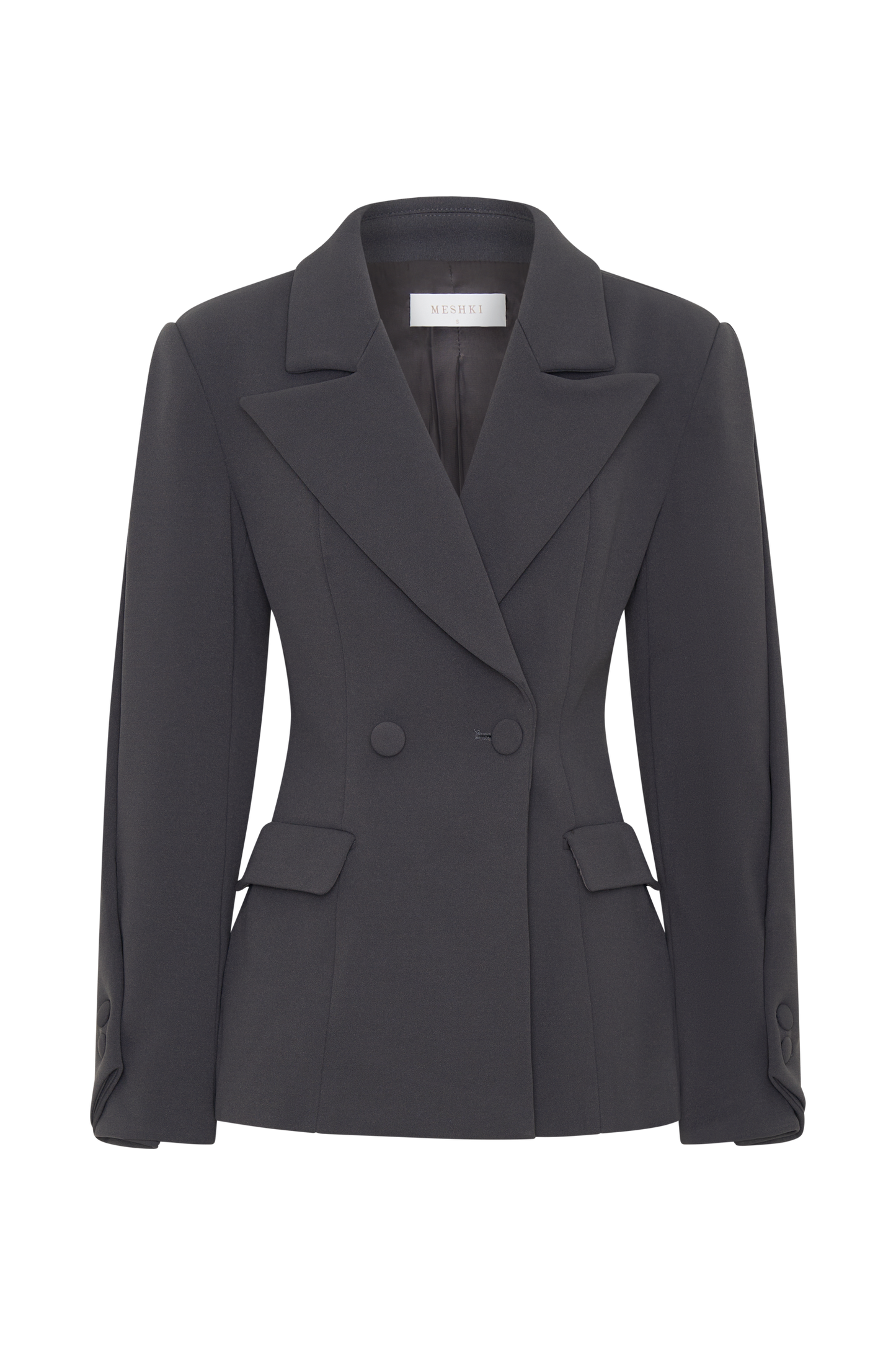 Blazer structuré Wesley - Gris anthracite ombré