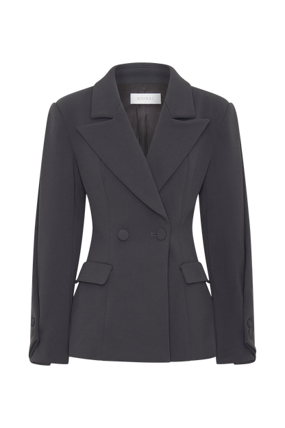 Blazer structuré Wesley - Gris anthracite ombré