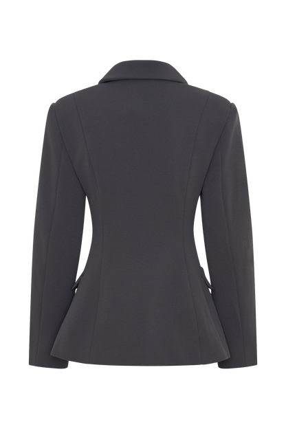 Blazer structuré Wesley - Gris anthracite ombré