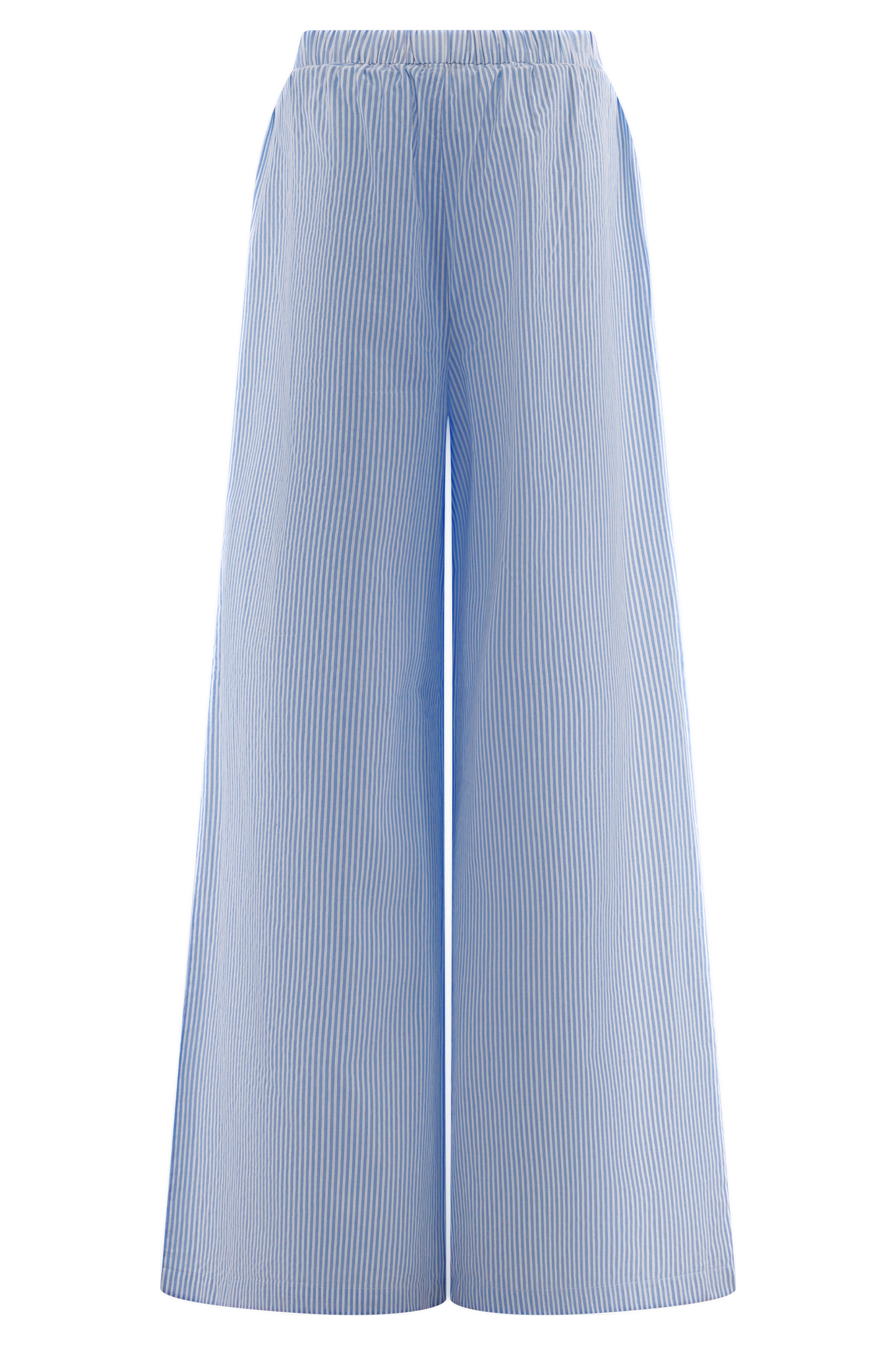 Pantalon à larges jambes Hansen - Rayures bleues