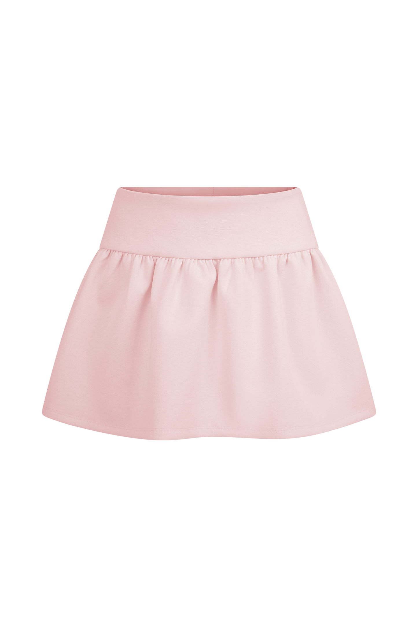 Mini-jupe-short à volants Jennie - Rose ballet