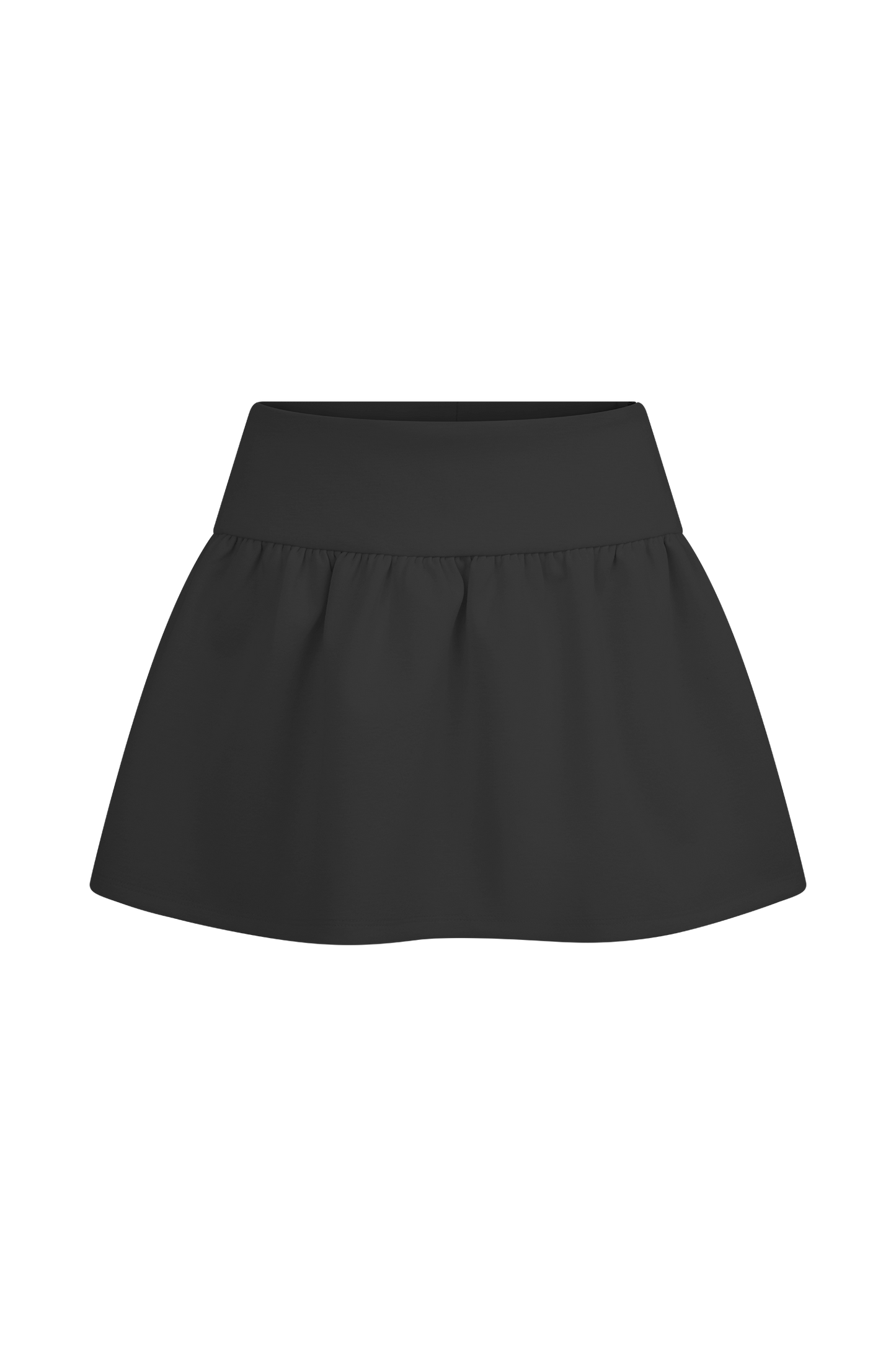 Mini-jupe-short à volants Jennie - Noir