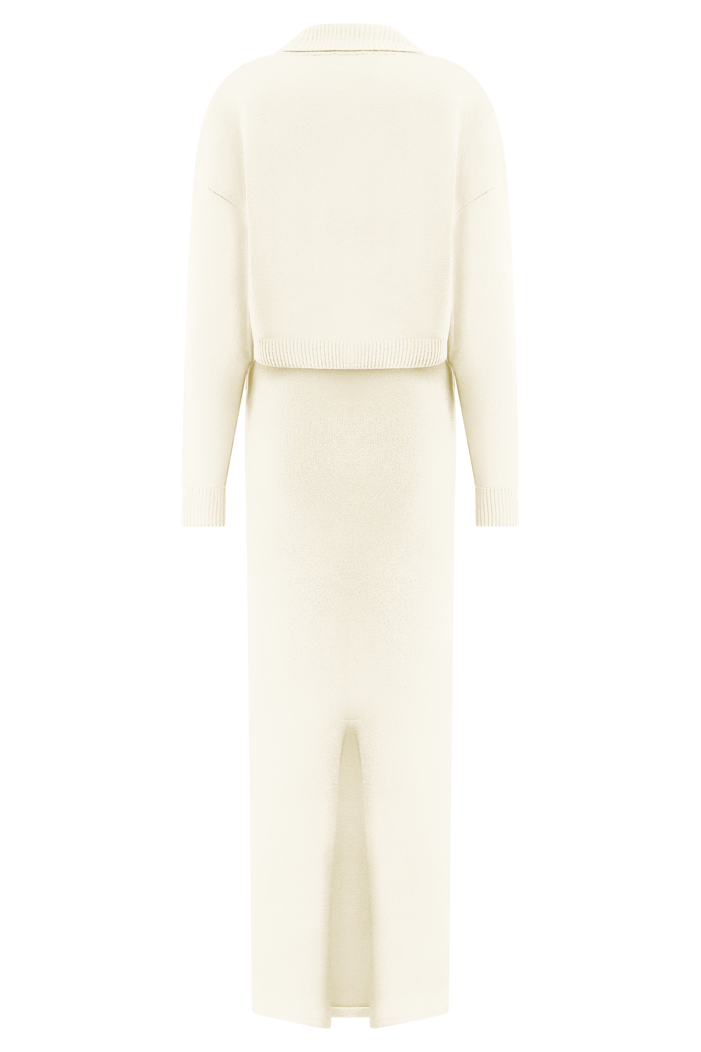 Robe Maxi Tricot Kingston - Ivoire