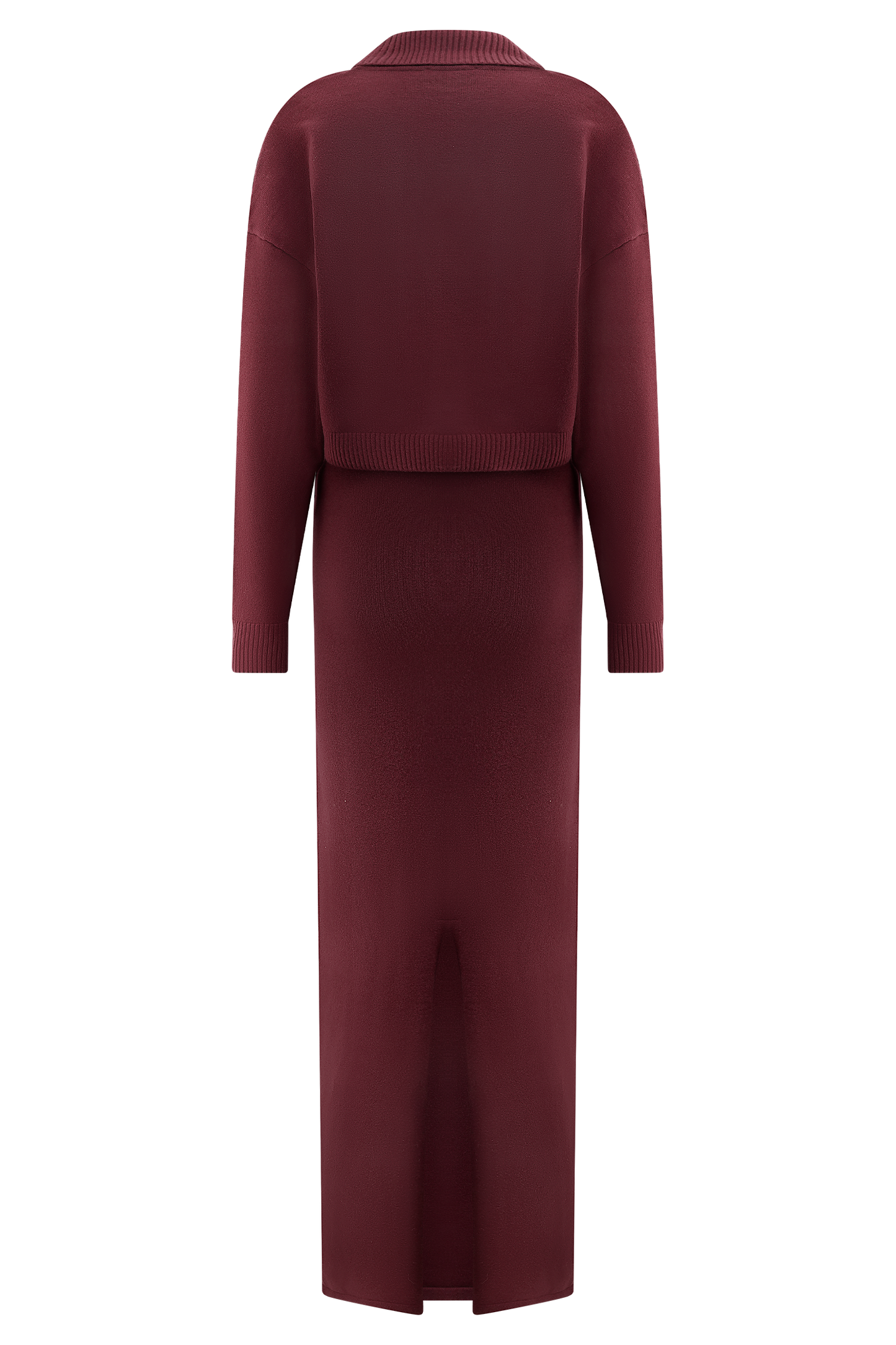 Robe Maxi Tricot Kingston - Merlot
