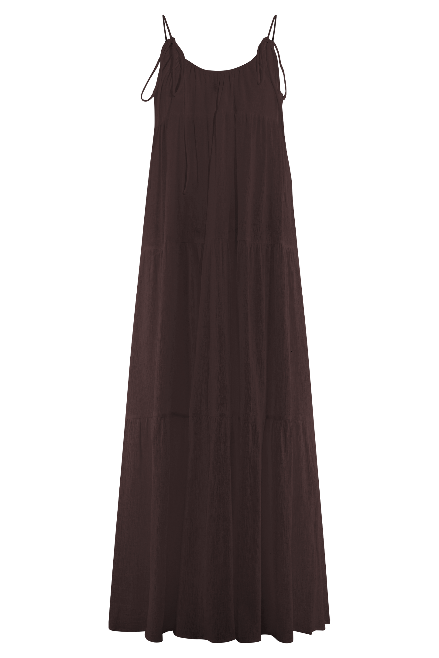 Top Lenny à nouer devant - Chocolat