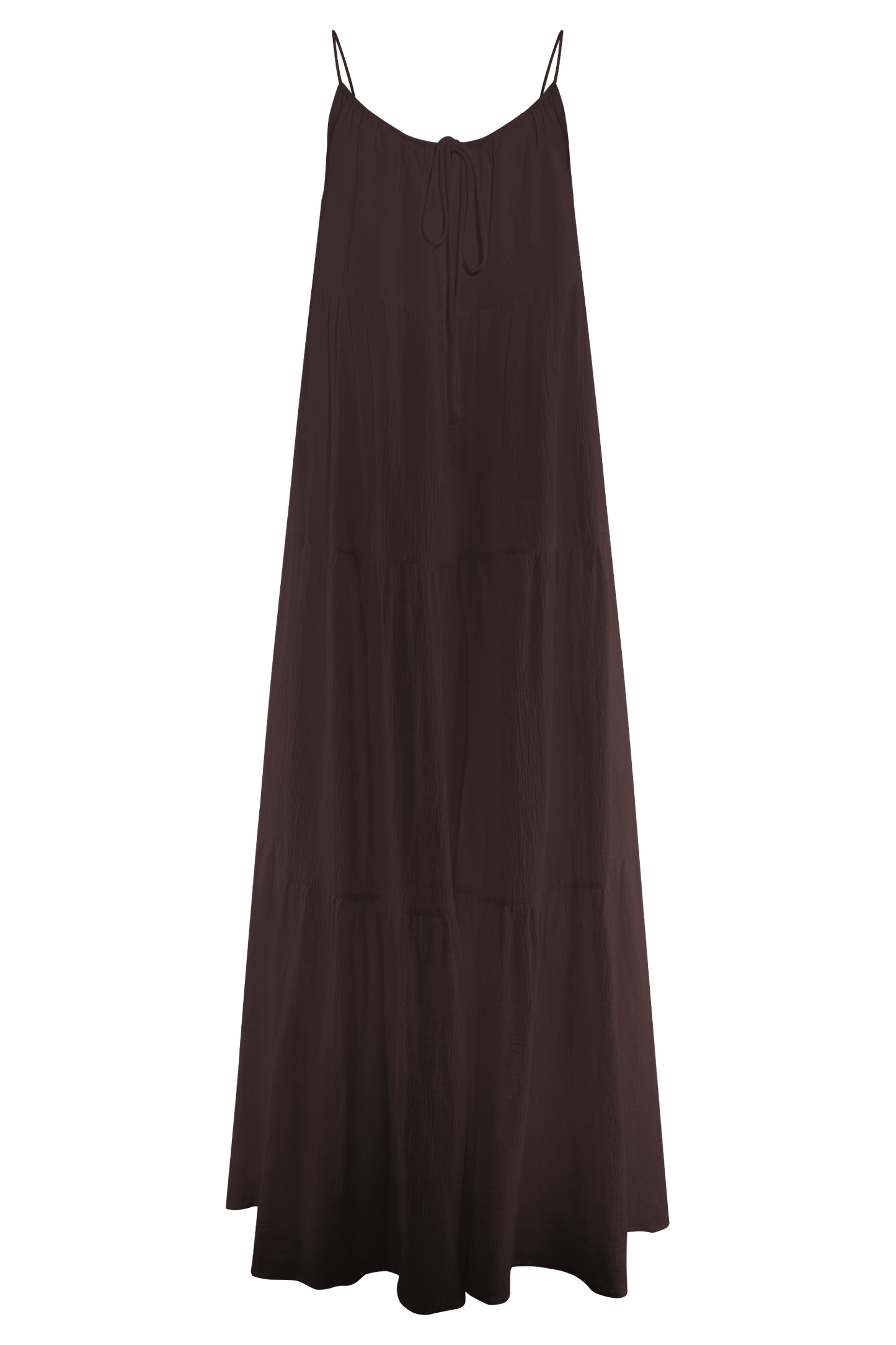 Top Lenny à nouer devant - Chocolat