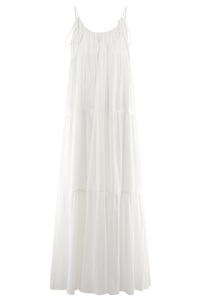 Haut Lenny à nouer devant - Blanc