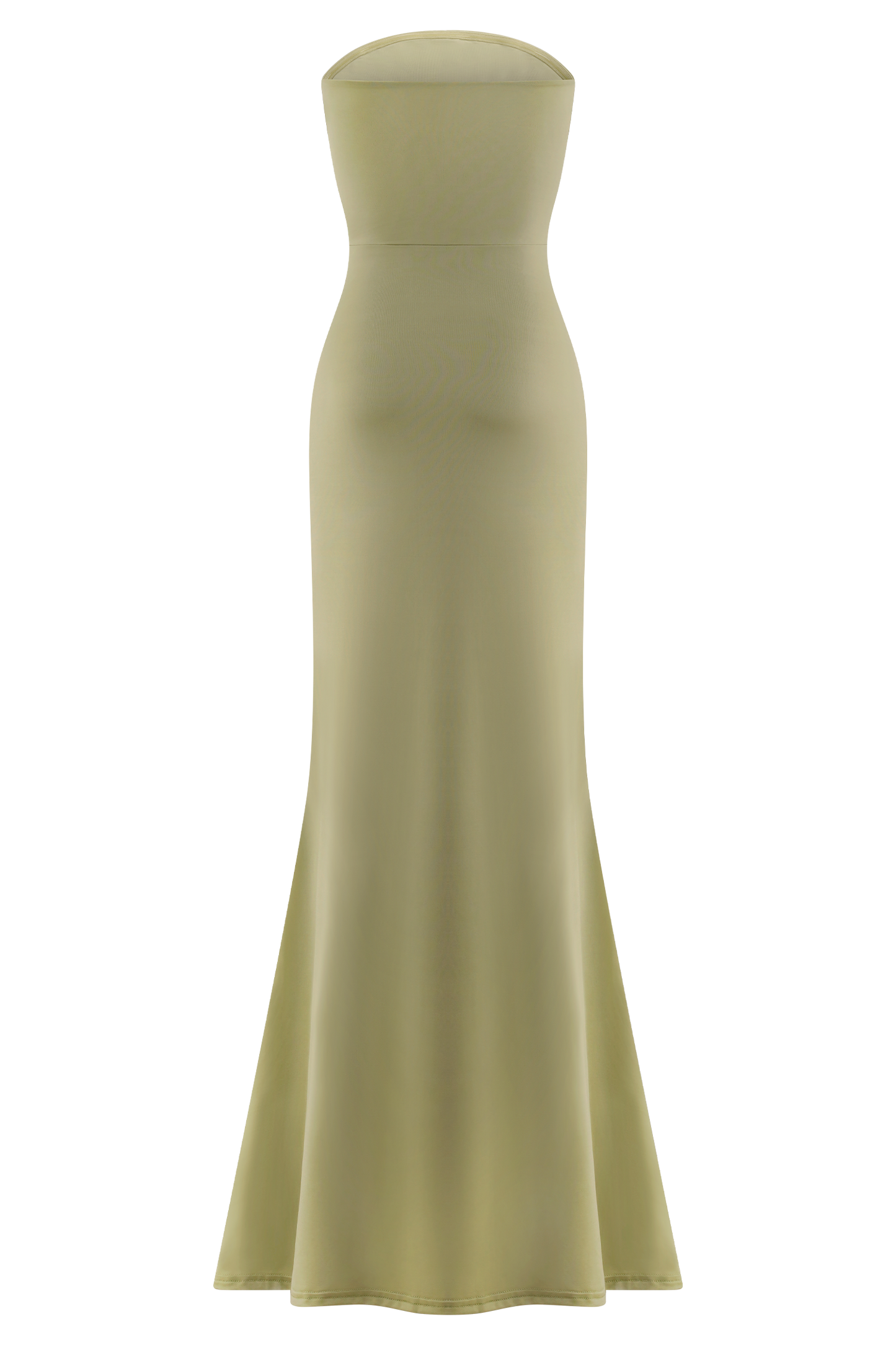 Robe Maxi Élastique Sans Bretelles Madison - SAGE