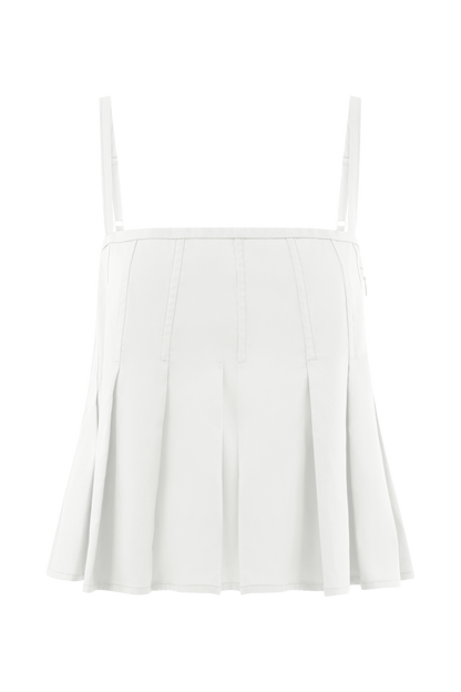 Mae - Haut en coton - Blanc