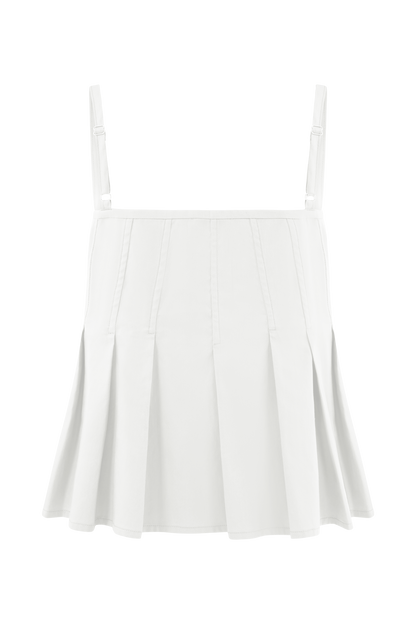 Mae - Haut en coton - Blanc