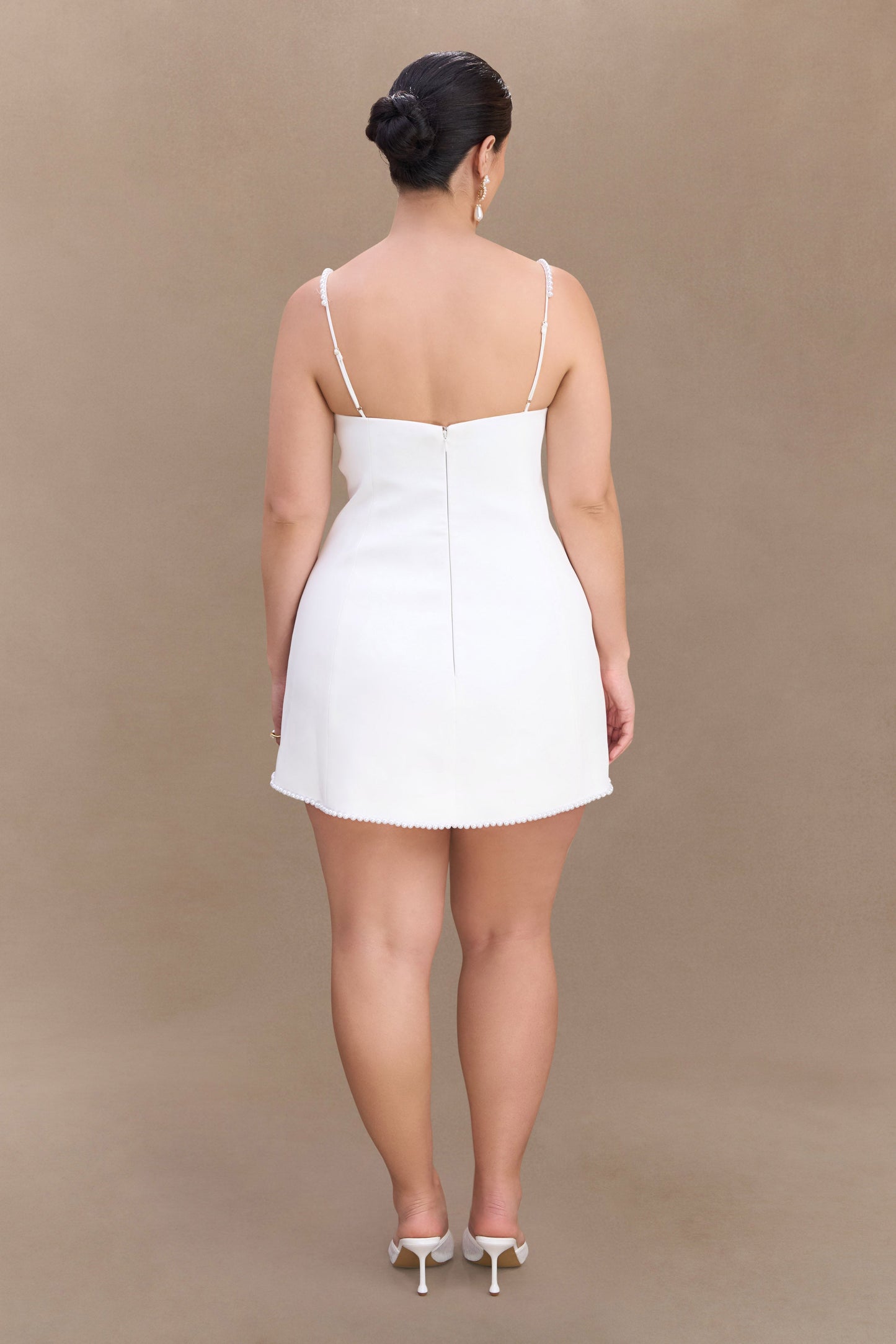 Mini-robe tailleur Liliane - Ivoire