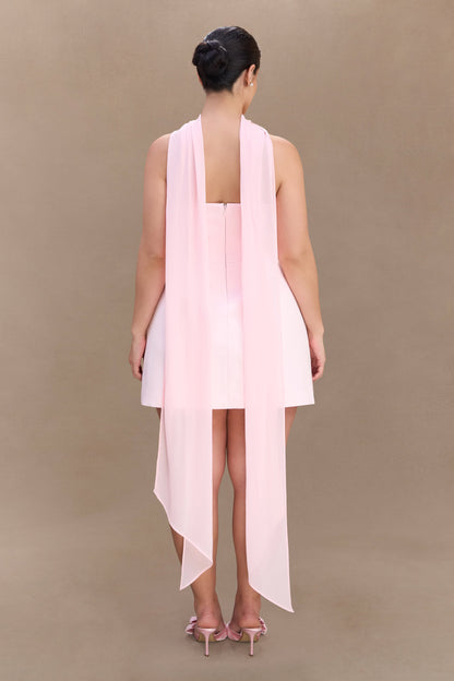 Mini-robe tailleur sans bretelles Orellia - Rose tendre