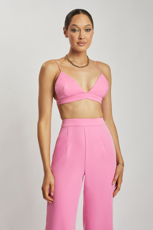 Cynthia Bralette Triangle - Rose