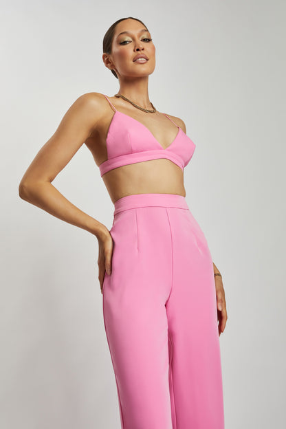 Cynthia Bralette Triangle - Rose