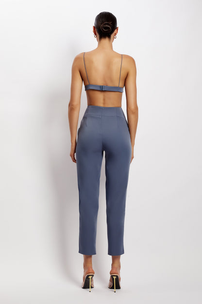 Cynthia Triangle Bralette - Bleu acier