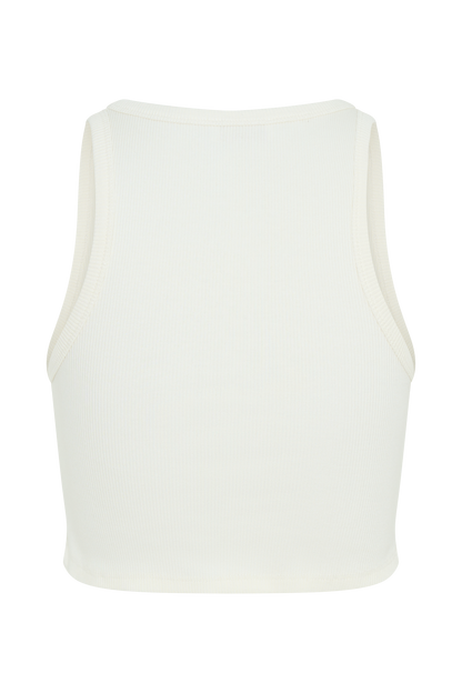 Débardeur côtelé Morgana - Blanc