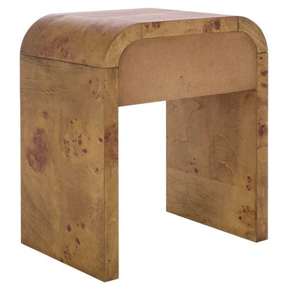 Table de chevet Hinata en bois naturel