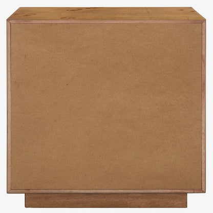 Table de chevet en bois de Tahan, couleur naturelle