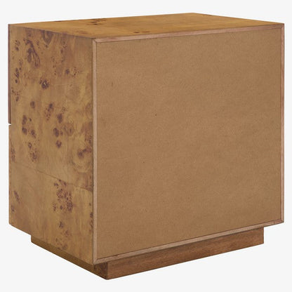Table de chevet en bois de Tahan, couleur naturelle
