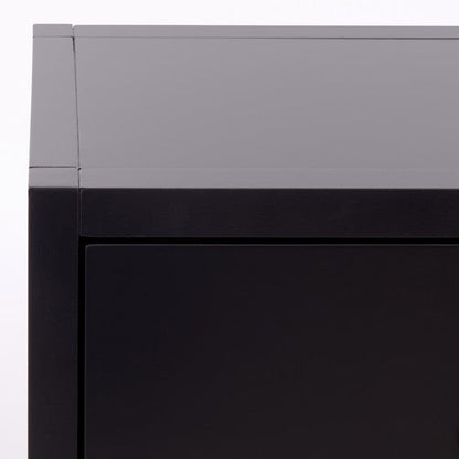 Table de chevet Sadie Wood en noir 
