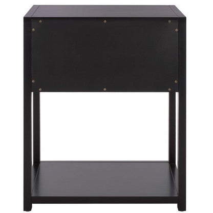 Table de chevet Sadie Wood en noir