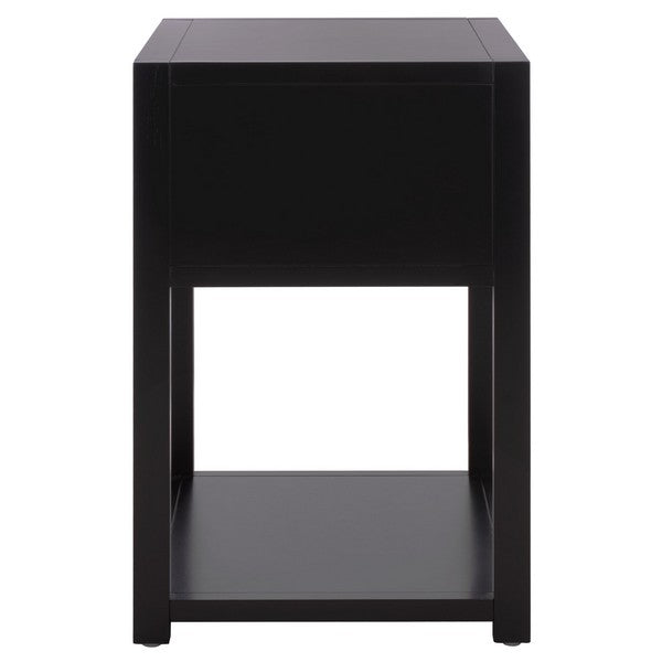 Table de chevet Sadie Wood en noir