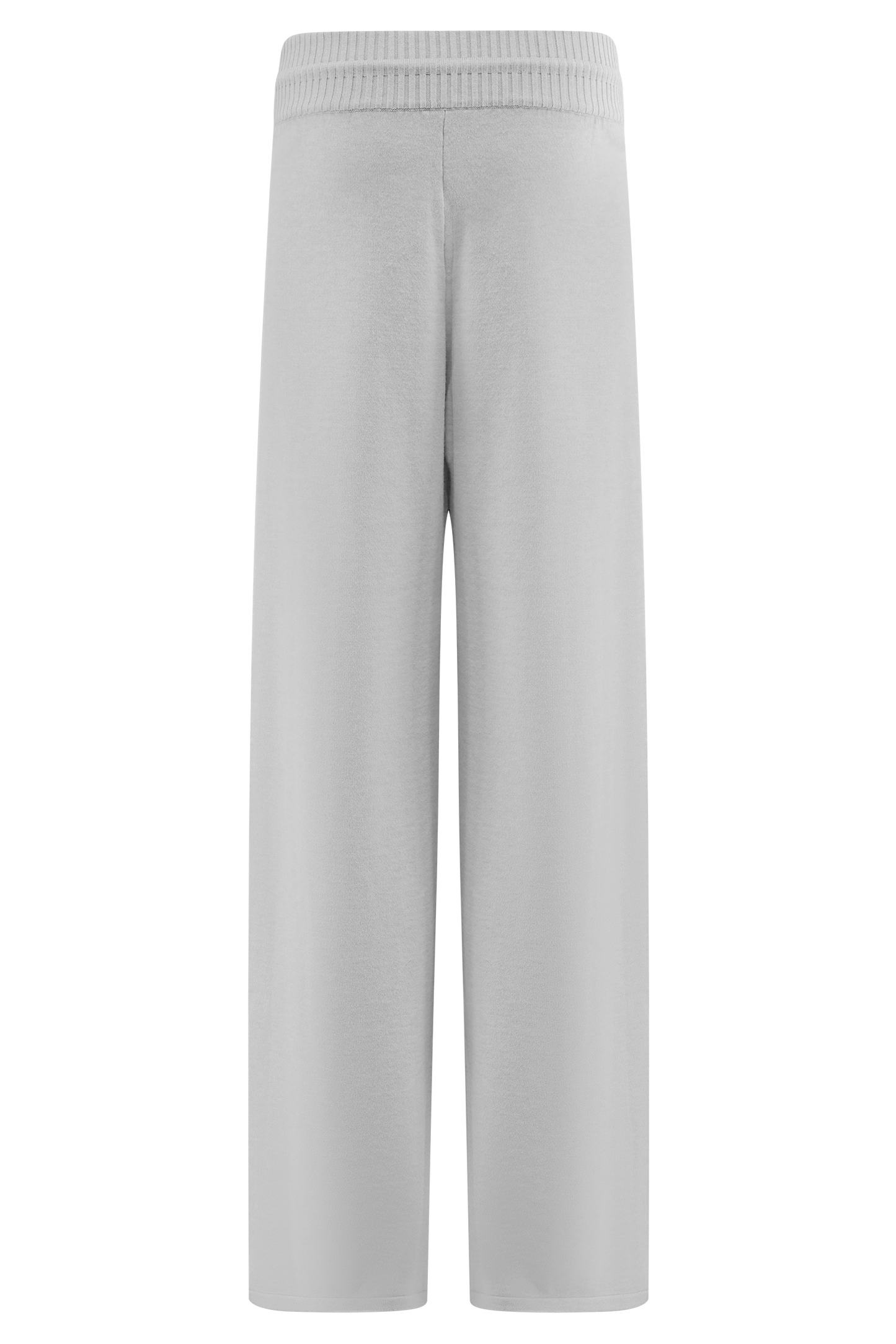 Pantalon large en tricot Natalya - Gris chiné