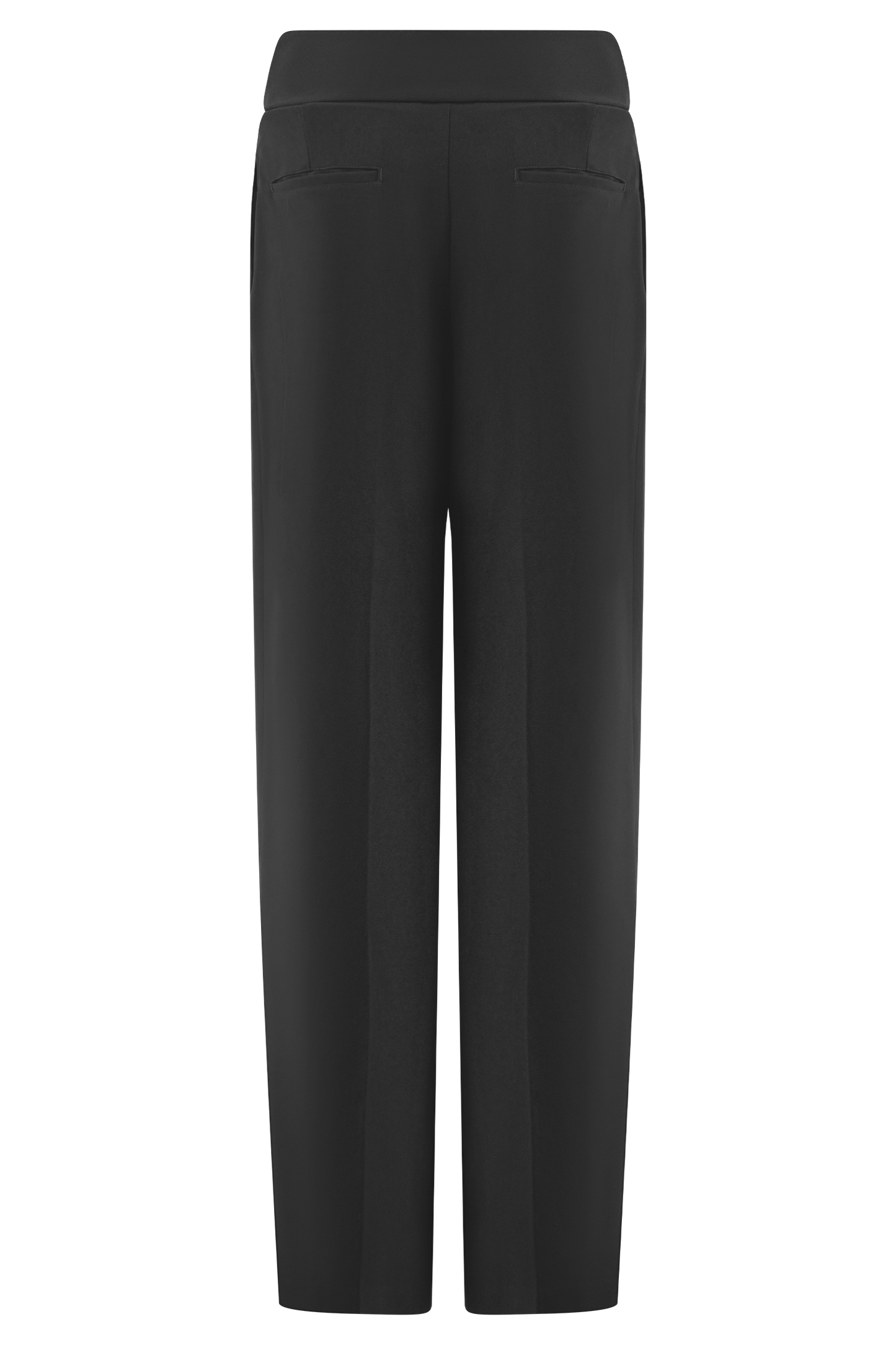 Pantalon à taille haute et plis Penelope - Noir
