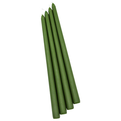 Bougie conique extra haute vert pin (1 boîte de 25 bougies)