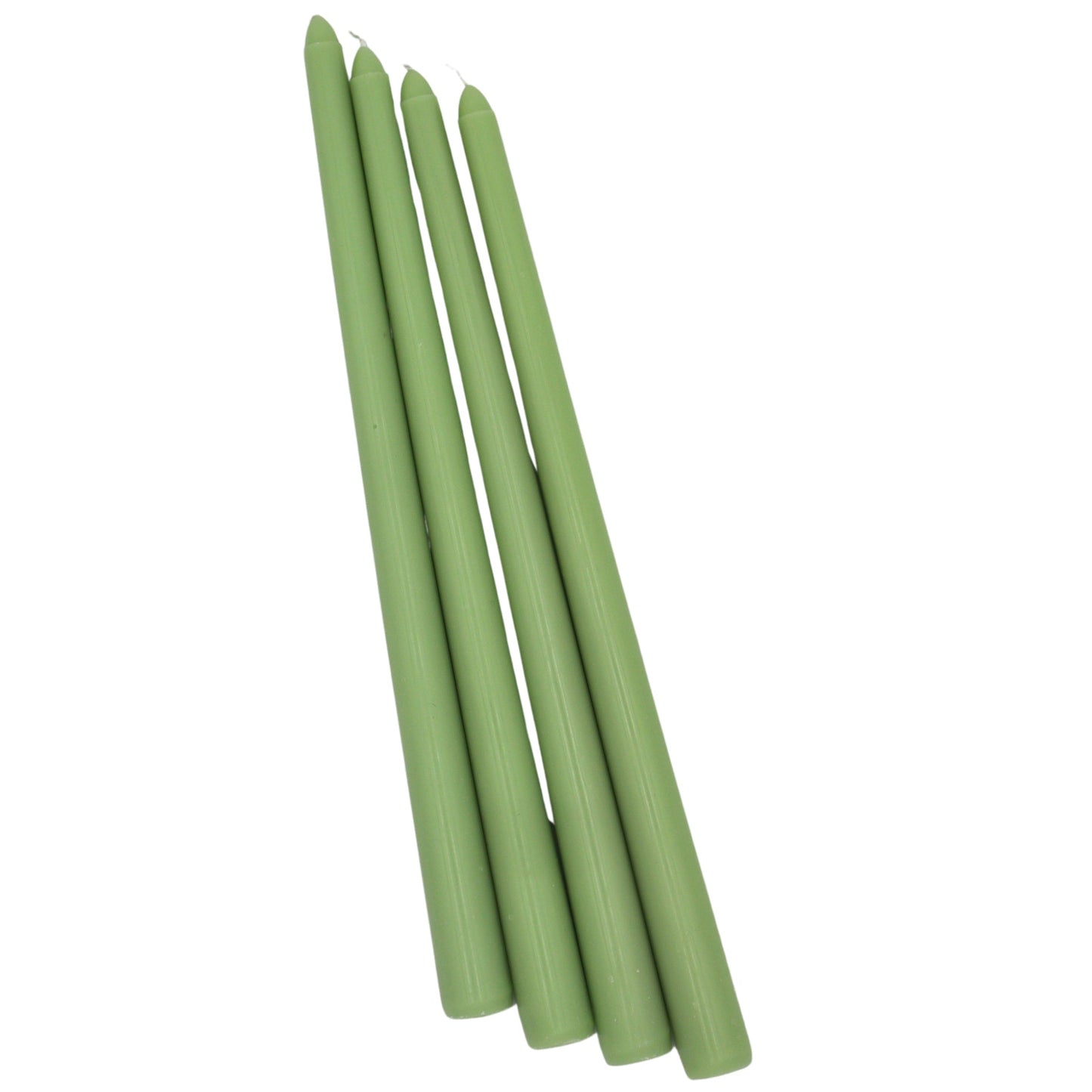 Bougie conique extra haute vert clair (1 boîte de 25 bougies)