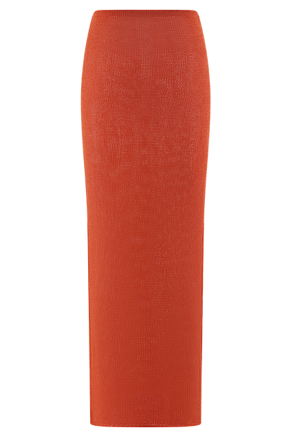 Jupe Maxi Tricot Reagan - Orange