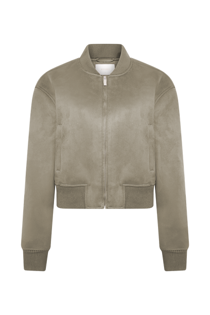 Bomber en daim Rudy - Sable