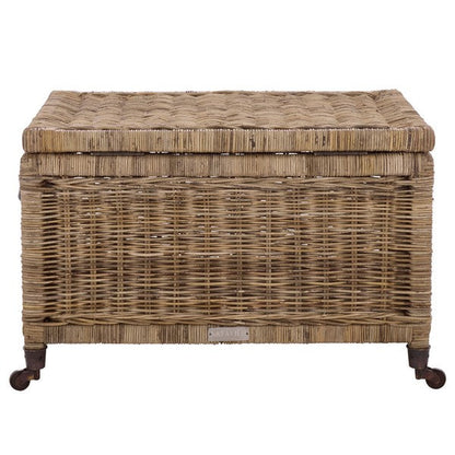 Bac de rangement en bois Sanaki naturel