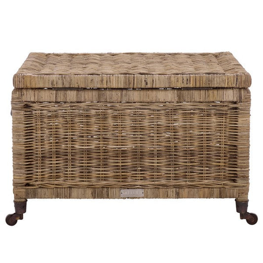 Bac de rangement en bois Sanaki naturel