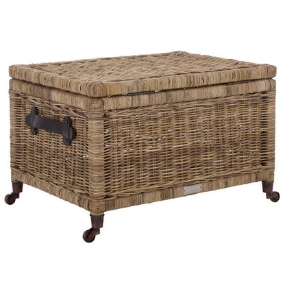 Bac de rangement en bois Sanaki naturel