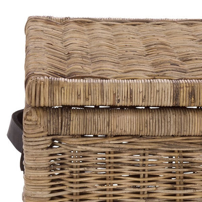 Bac de rangement en bois Sanaki naturel