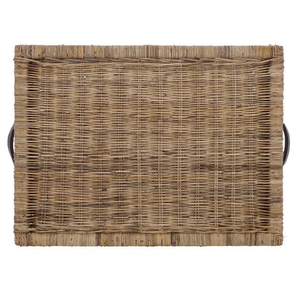 Bac de rangement en bois Sanaki naturel