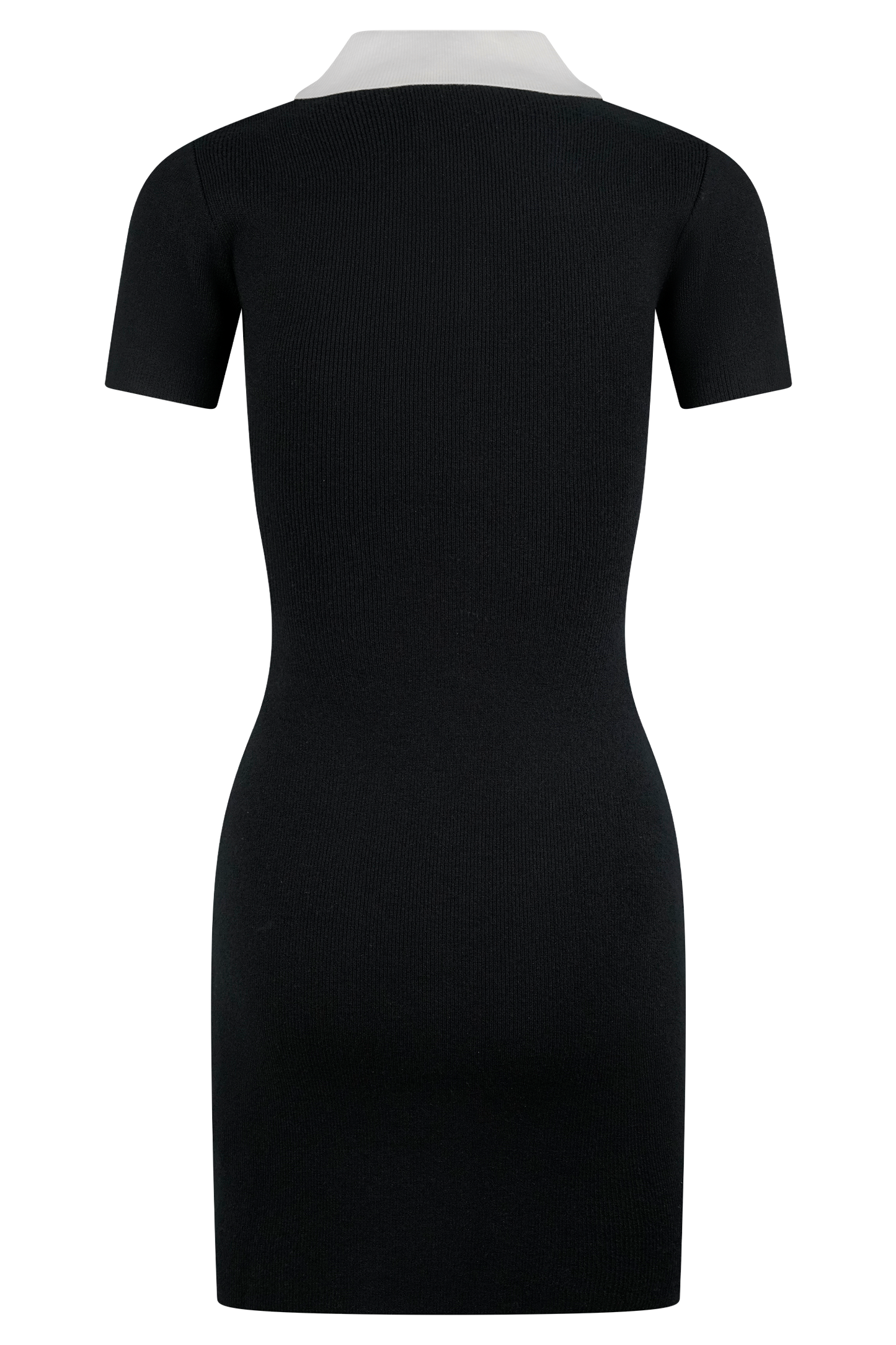 Mini-robe Seema à contraste - Noir/Blanc