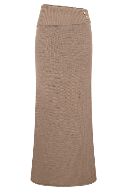 Jupe Maxi Tricot Sloane - Latte