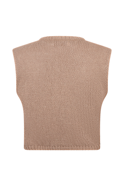 Top en tricot à superpositions Sloane - Latte