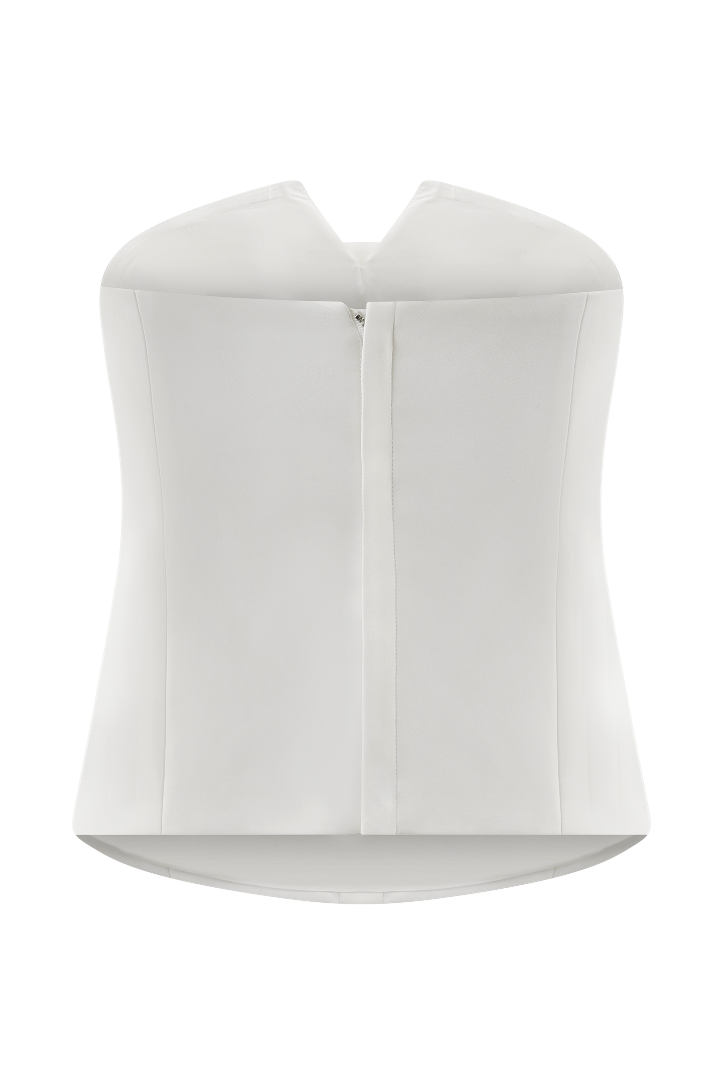 Haut en coton sans bretelles Zillah - Blanc