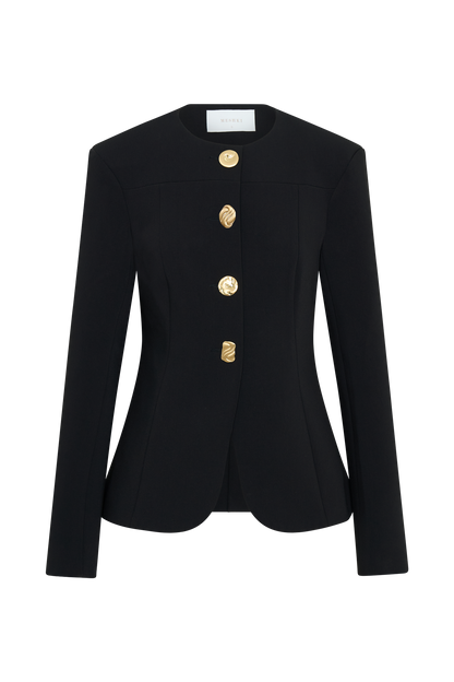 Blazer à boutons mixtes Asia - Noir